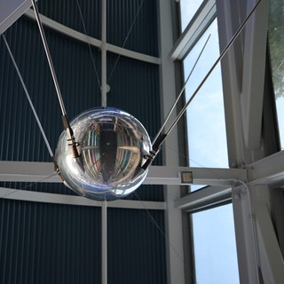 Vanguard 1 Satellite Replica at Space Museum