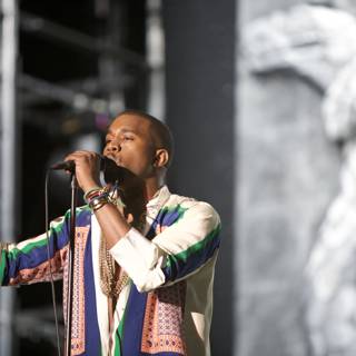 Kanye West's Vibrant Performance