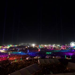 Spectacular Night Lights at Coachella
