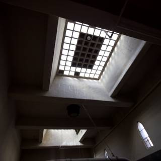 Illuminated Skylight in an Old Building
