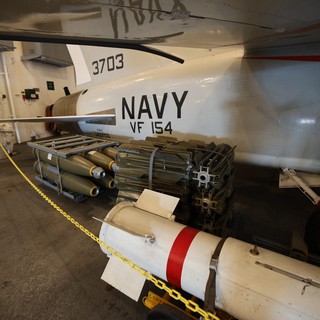 Navy Fighter Aircraft Ordnance Display USS Hornet Museum