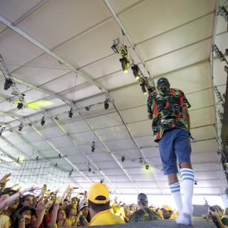 Chance Perdomo Performs for a Packed Crowd at Coachella 2011