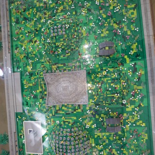 LEGO Garden Design: Aerial View of Miniature Landscape