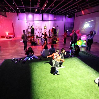 Interactive Baby Rave Art Installation at Museum