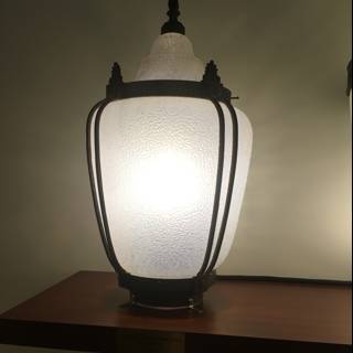 White and Black Lamp in Los Angeles