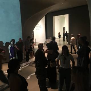 Museum-goers Captivated by Giant Screen