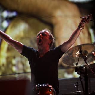 Lars Ulrich Rocks the Big Four Stage