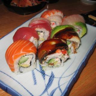 Sushi Delight at the Bar
