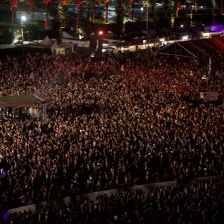 Jam-packed concert arena
