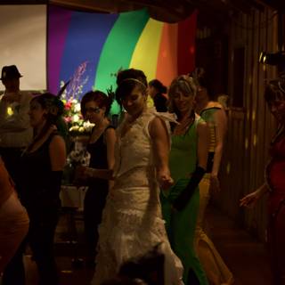 Colorful Dancing at Wickstrom Wedding