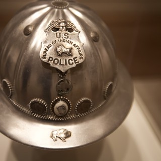 Historic U.S. Bureau of Indian Affairs Police Helmet