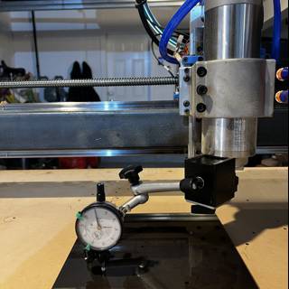Precision Gauge on Manufacturing Table