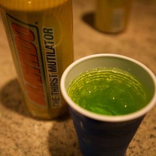 Sipping on Something Green