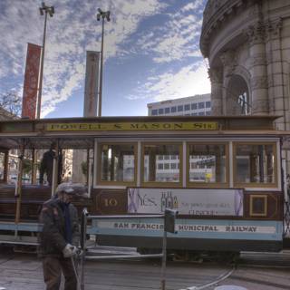 Riding the Cable Car in San Francisco