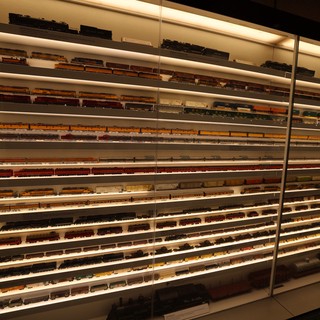 Extensive Model Train Collection Display at Sacramento Museum