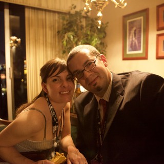 Couple Poses Together at DEF CON 17 Party