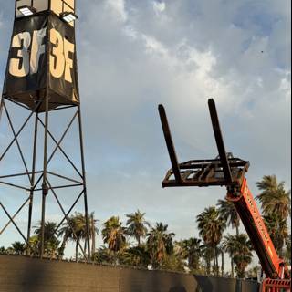 Construction and Clouds at Empire Polo Club