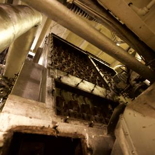 Inside the Factory Ship's Engine Room
