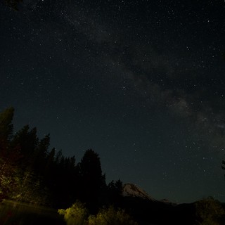 Milky Way Rises Over Mount Lassen Volcanic Wilderness