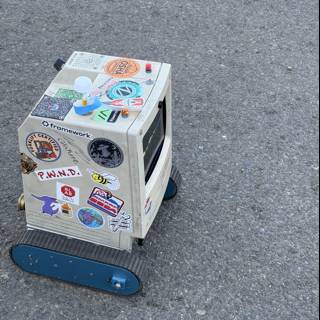 Stickered Explorer on Tarmac