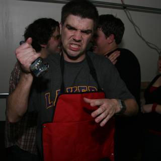 Entertainer in Red Apron