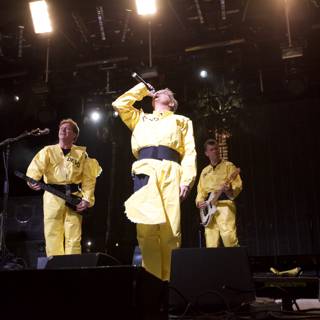 Yellow Suits on Stage