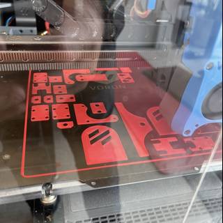 Red and Black 3D Printer