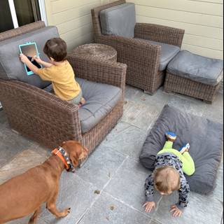 Patio Playtime in Carmel
