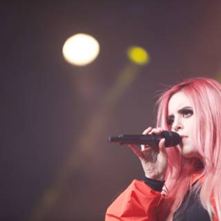 Solo Performance with Pink Hair
