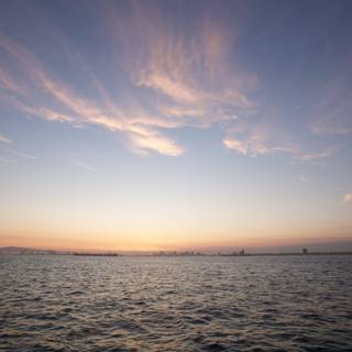 Serene Sunset over the Ocean