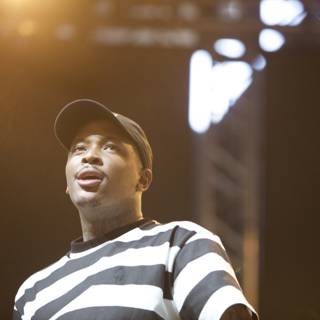 YG is all Smiles on Coachella Stage