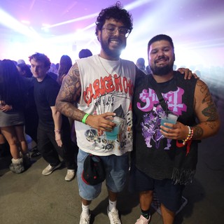 Two Friends Celebrating at Wobbleland Festival 2026