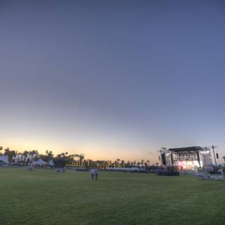 Sunset Serenade on the Field Stage