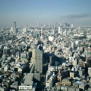 Tokyo Metropolis Shimmering in the Sky