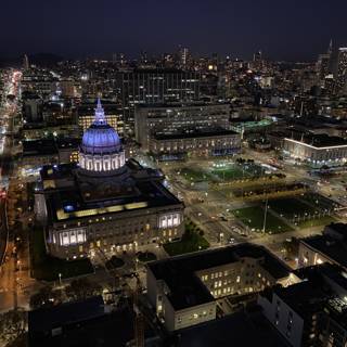 Illuminated San Francisco City Hall