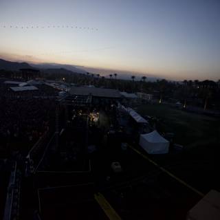 Sunset Concert Crowd at Coachella