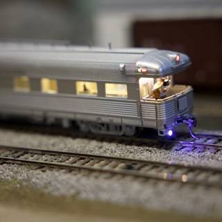 Miniature Marvel: A Model Train's Journey