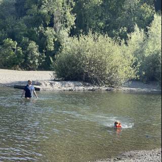 Father-Son Bonding on the Russian River