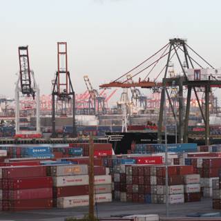 Clear Skies Over the Busy Port