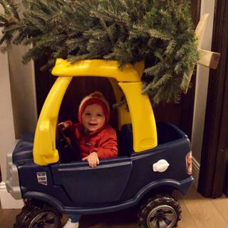Wesley's First Christmas Ride