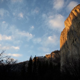 Golden Sunset Light on El Capitan, Yosemite