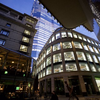Modern London Architecture at Twilight