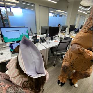 Dino at the Office