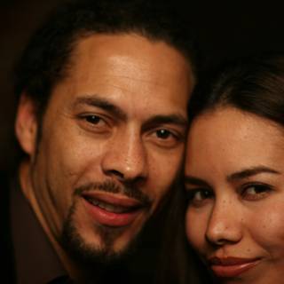 Roni Size and Woman Pose for Photograph in 2006