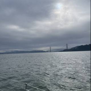 Golden Gate Bridge View from a Boat