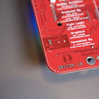 Inside the Machine: A Close-Up of a Red Circuit Board