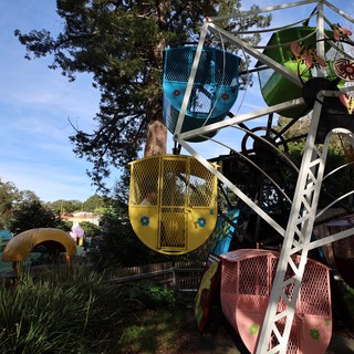 Vintage Ferris Wheel at Fantasyland Theme Park