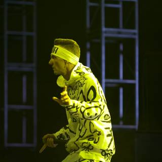 Dancing Man in a Yellow Jacket