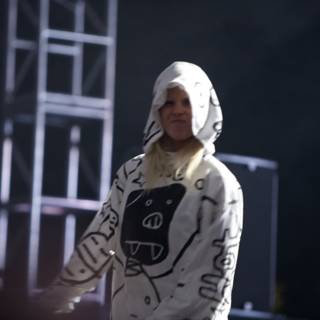 Hoodie Chic on Stage