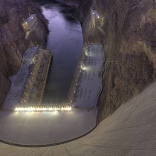 A Bird's Eye View of the Iconic Hoover Dam